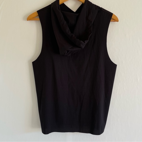 Wolford Black Pure Hooded Top Sleeveless Size XS - Picture 5 of 14
